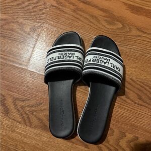 Karl Lagerfeld Monochrome Logo Slides